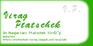 virag ptatschek business card